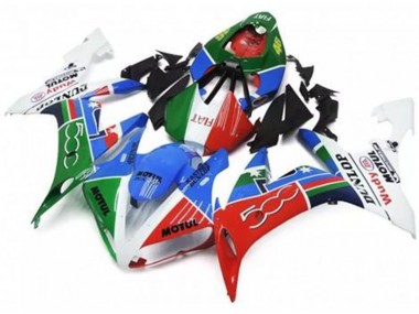 Grün Rot Blau Weiß 04-06 Yamaha YZF R1 Motorrad Verkleidung