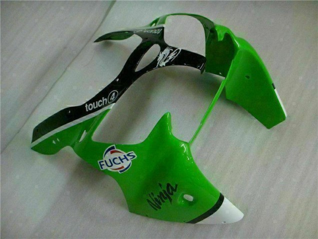 Grün Schwarz 00-02 Kawasaki ZX6R Motor Verkleidung