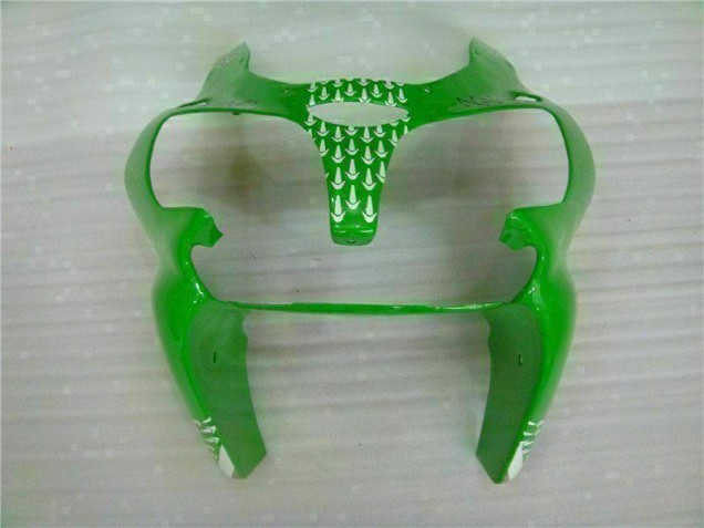 Grün Schwarz 00-02 Kawasaki ZX6R Motorrad Verkleidungen Grün Schwarz 00-02 Kawasaki ZX6R Motorrad Verkleidungen