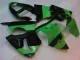 Grün Schwarz 00-02 Kawasaki ZX6R Motorrad Vollverkleidung & Plastik Grün Schwarz 00-02 Kawasaki ZX6R Motorrad Vollverkleidung & Plastik