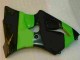 Grün Schwarz 00-02 Kawasaki ZX6R Motorrad Vollverkleidung & Plastik Grün Schwarz 00-02 Kawasaki ZX6R Motorrad Vollverkleidung & Plastik