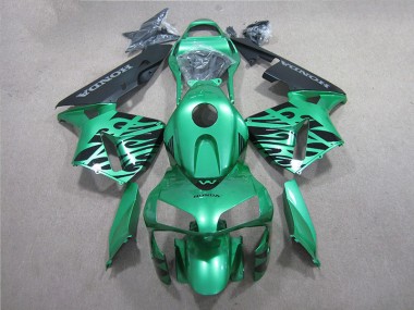 Grün Schwarz 05-06 Honda CBR600RR Motorrad Verkleidung