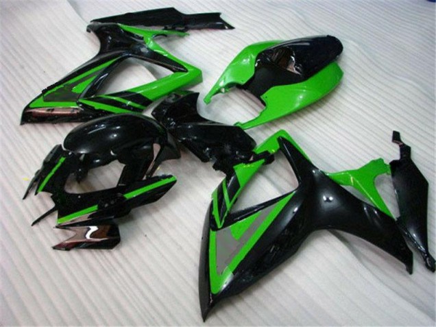 Grün Schwarz 06-07 Suzuki GSXR 600/750 Motorrad Verkleidung Grün Schwarz 06-07 Suzuki GSXR 600/750 Motorrad Verkleidung
