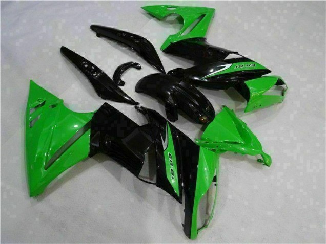 Grün Schwarz 06-08 Kawasaki EX650 Motorrad Verkleidungen Grün Schwarz 06-08 Kawasaki EX650 Motorrad Verkleidungen