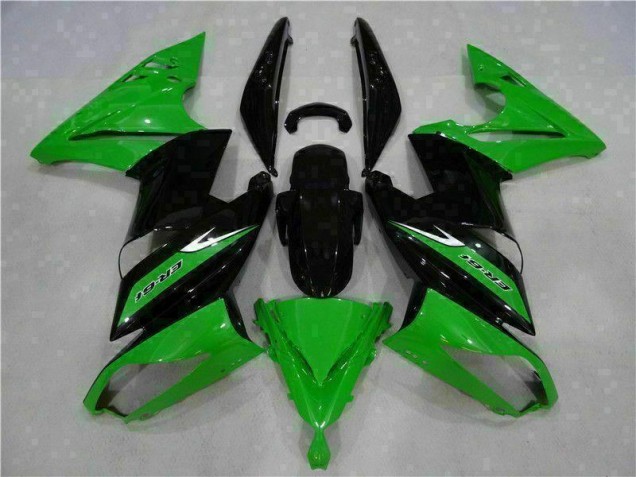 Grün Schwarz 06-08 Kawasaki EX650 Motorrad Verkleidungen Grün Schwarz 06-08 Kawasaki EX650 Motorrad Verkleidungen