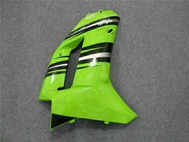 Grün Schwarz 07-08 Kawasaki ZX6R Motorrad Verkleidung Grün Schwarz 07-08 Kawasaki ZX6R Motorrad Verkleidung