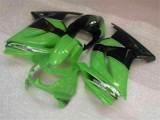 Grün Schwarz 08-12 Kawasaki EX250 Motorrad Verkleidungen Grün Schwarz 08-12 Kawasaki EX250 Motorrad Verkleidungen