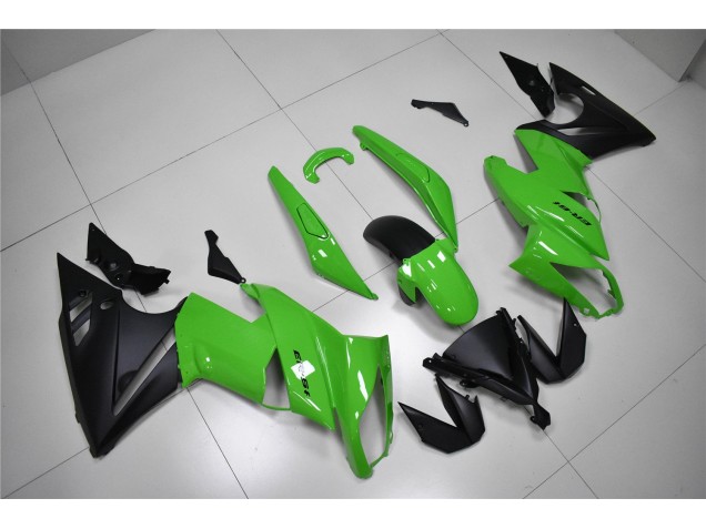 Grün Schwarz 09-11 Kawasaki EX650 Motorrad Verkleidung Grün Schwarz 09-11 Kawasaki EX650 Motorrad Verkleidung