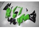 Grün Schwarz 09-11 Kawasaki EX650 Motorrad Verkleidung Grün Schwarz 09-11 Kawasaki EX650 Motorrad Verkleidung