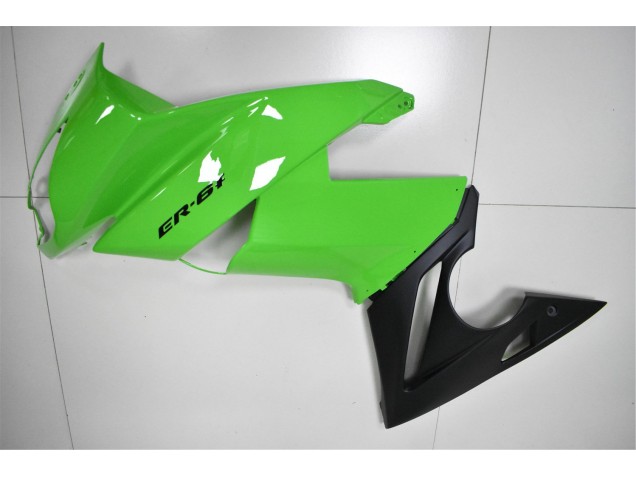 Grün Schwarz 09-11 Kawasaki EX650 Motorrad Verkleidung Grün Schwarz 09-11 Kawasaki EX650 Motorrad Verkleidung