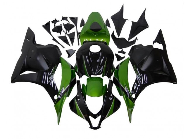 Grün Schwarz 09-12 Honda CBR600RR Motorrad Verkleidung Grün Schwarz 09-12 Honda CBR600RR Motorrad Verkleidung