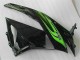 Grün Schwarz 09-12 Kawasaki ZX6R Motorrad Verkleidungen Grün Schwarz 09-12 Kawasaki ZX6R Motorrad Verkleidungen