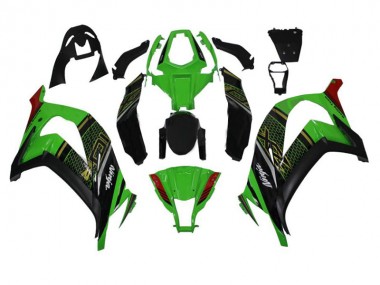 Grün Schwarz 11-15 Kawasaki ZX10R Motorrad Verkleidung