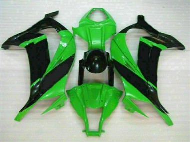 Grün Schwarz 11-15 Kawasaki ZX10R Motorrad Verkleidung & Plastik