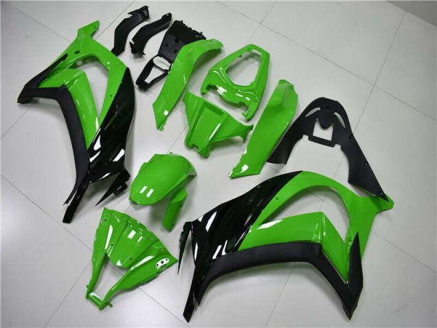 Grün Schwarz 11-15 Kawasaki ZX10R Motorrad Vollverkleidung Grün Schwarz 11-15 Kawasaki ZX10R Motorrad Vollverkleidung