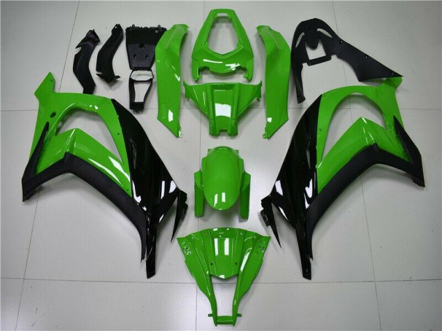 Grün Schwarz 11-15 Kawasaki ZX10R Motorrad Vollverkleidung Grün Schwarz 11-15 Kawasaki ZX10R Motorrad Vollverkleidung