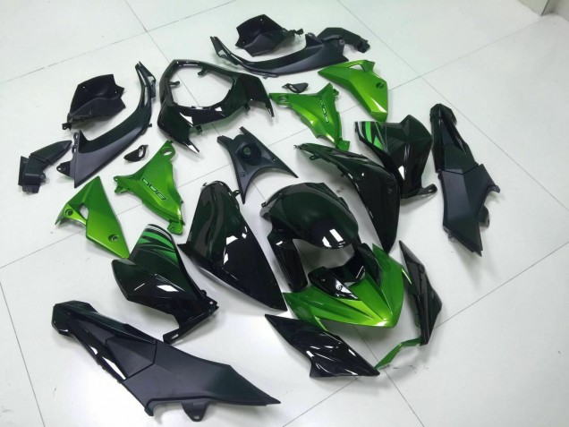 Grün Schwarz 13-16 Kawasaki Z800 Motorrad Verkleidung Grün Schwarz 13-16 Kawasaki Z800 Motorrad Verkleidung