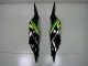Grün Schwarz 13-18 Kawasaki ZX6R Motorrad Vollverkleidung Grün Schwarz 13-18 Kawasaki ZX6R Motorrad Vollverkleidung