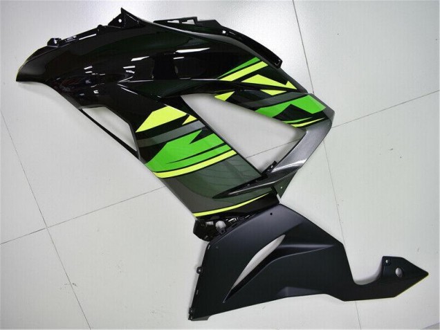 Grün Schwarz 13-18 Kawasaki ZX6R Motorrad Vollverkleidung Grün Schwarz 13-18 Kawasaki ZX6R Motorrad Vollverkleidung