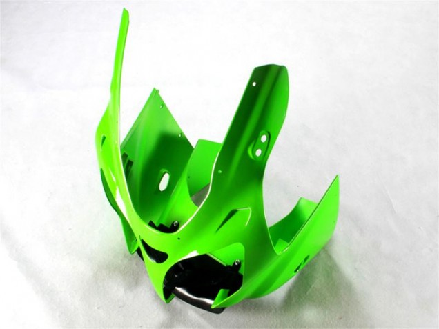 Grün Schwarz Weiß 00-02 Kawasaki ZX6R Motorrad Verkleidungen Grün Schwarz Weiß 00-02 Kawasaki ZX6R Motorrad Verkleidungen