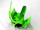 Grün Schwarz Weiß 00-02 Kawasaki ZX6R Motorrad Verkleidungen Grün Schwarz Weiß 00-02 Kawasaki ZX6R Motorrad Verkleidungen
