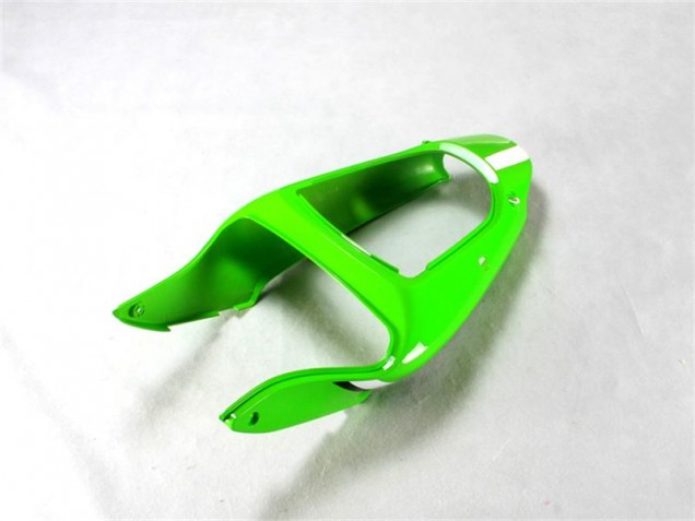 Grün Schwarz Weiß 00-02 Kawasaki ZX6R Motorrad Verkleidungen Grün Schwarz Weiß 00-02 Kawasaki ZX6R Motorrad Verkleidungen