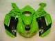 Grün Schwarzer Dunlop 07-08 Kawasaki ZX6R Motorrad Verkleidung Grün Schwarzer Dunlop 07-08 Kawasaki ZX6R Motorrad Verkleidung