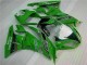Grün Schwarzer LeoVince 09-12 Kawasaki ZX6R Motorrad Verkleidung Grün Schwarzer LeoVince 09-12 Kawasaki ZX6R Motorrad Verkleidung