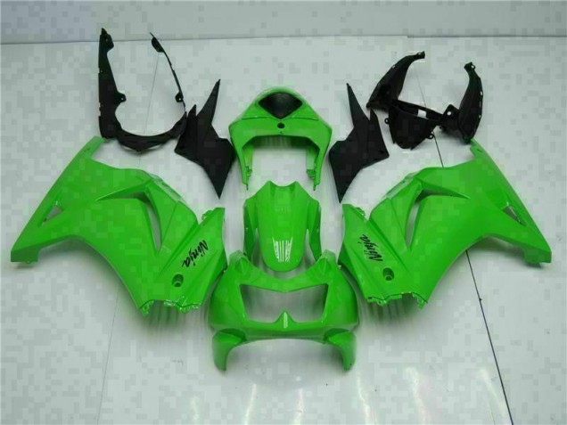 Grün Schwarzer Ninja 08-12 Kawasaki EX250 Motorrad Verkleidung Komplett Sets Grün Schwarzer Ninja 08-12 Kawasaki EX250 Motorrad Verkleidung Komplett Sets