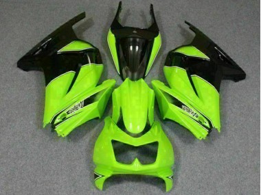 Grün Schwarzer Ninja 08-12 Kawasaki EX250 Motorrad Verkleidung & Plastik