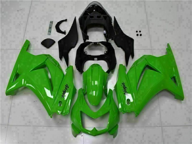 Grün Schwarzer Ninja 08-12 Kawasaki EX250 Motorrad Verkleidungen Grün Schwarzer Ninja 08-12 Kawasaki EX250 Motorrad Verkleidungen