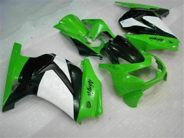 Grün Schwarzer Ninja 08-12 Kawasaki EX250 Motorrad Vollverkleidung & Plastik Grün Schwarzer Ninja 08-12 Kawasaki EX250 Motorrad Vollverkleidung & Plastik