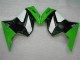 Grün Schwarzer Ninja 08-12 Kawasaki EX250 Motorrad Vollverkleidung & Plastik Grün Schwarzer Ninja 08-12 Kawasaki EX250 Motorrad Vollverkleidung & Plastik