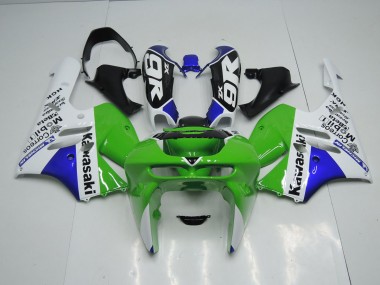 Grün Weiß 94-97 Kawasaki ZX9R Motorrad Verkleidung