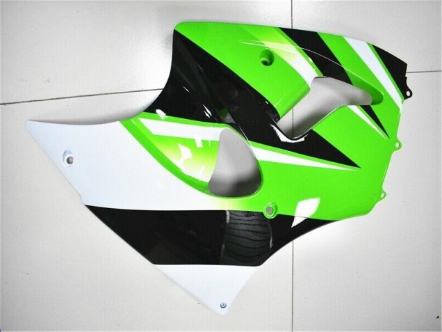 Grün Weiß Schwarz 00-02 Kawasaki ZX6R Motorrad Verkleidung Grün Weiß Schwarz 00-02 Kawasaki ZX6R Motorrad Verkleidung