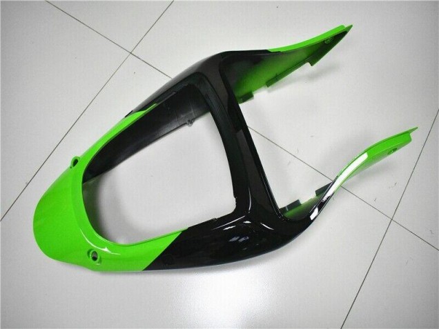 Grün Weiß Schwarz 00-02 Kawasaki ZX6R Motorrad Verkleidung Grün Weiß Schwarz 00-02 Kawasaki ZX6R Motorrad Verkleidung