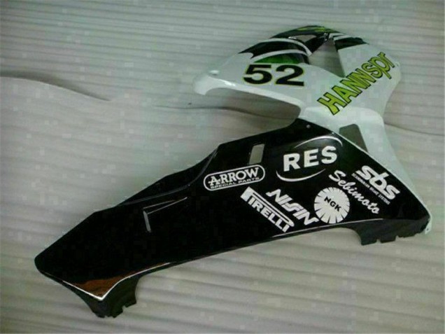 Grün Weiß Schwarz 03-04 Honda CBR600RR Motorrad Verkleidung Grün Weiß Schwarz 03-04 Honda CBR600RR Motorrad Verkleidung