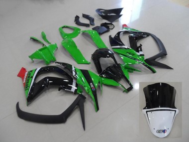 Grün und Schwarz 11-15 Kawasaki ZX10R Motorrad Verkleidungen