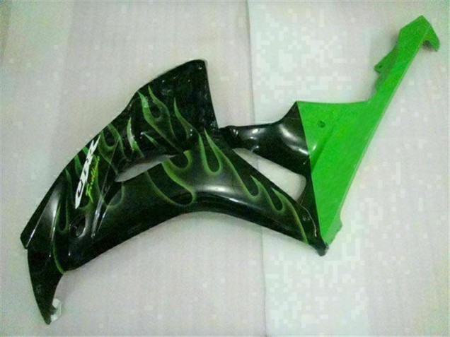 Grüne Flamme Schwarz 06-07 Honda CBR1000RR Motorrad Verkleidung Grüne Flamme Schwarz 06-07 Honda CBR1000RR Motorrad Verkleidung