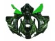 Grüne Flamme Schwarz 06-07 Honda CBR1000RR Motorrad Verkleidung Grüne Flamme Schwarz 06-07 Honda CBR1000RR Motorrad Verkleidung