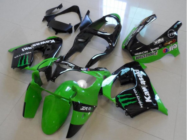 Grünes Monster 00-01 Kawasaki ZX9R Motorrad Verkleidung Grünes Monster 00-01 Kawasaki ZX9R Motorrad Verkleidung