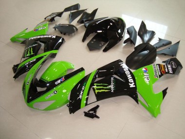 Grünes Monster 06-07 Kawasaki ZX10R Motorrad Verkleidungen