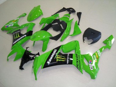 Grünes Monster 08-10 Kawasaki ZX10R Motorrad Verkleidungen