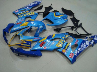 Hell blau Rizla 05-06 Suzuki GSXR 1000 Motorrad Verkleidung