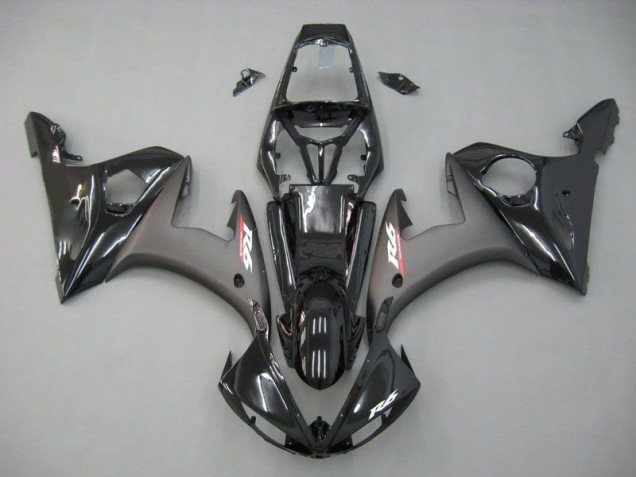 Kontrast Schwarz 03-05 Yamaha YZF R6 Motorrad Verkleidung Kontrast Schwarz 03-05 Yamaha YZF R6 Motorrad Verkleidung