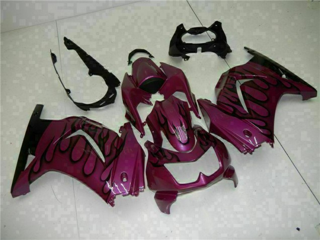 Lila 08-12 Kawasaki EX250 Motorrad Verkleidung Lila 08-12 Kawasaki EX250 Motorrad Verkleidung