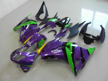 Lila EVA Rennen 08-12 Kawasaki ZX250R Motorrad Verkleidung