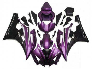 Lila Schwarz 06-07 Yamaha YZF R6 Motorrad Verkleidung