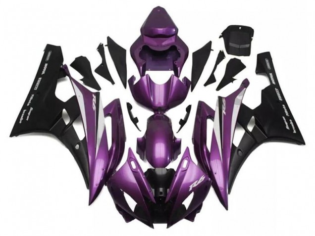 Lila Schwarz 06-07 Yamaha YZF R6 Motorrad Verkleidung