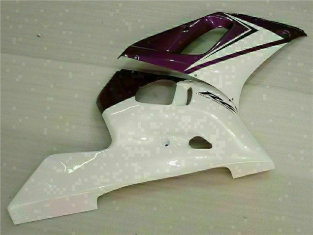Lila Weiß 98-02 Yamaha YZF R6 Motorrad Verkleidung Lila Weiß 98-02 Yamaha YZF R6 Motorrad Verkleidung